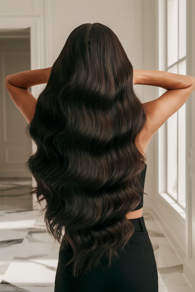 Long Tousled Waves