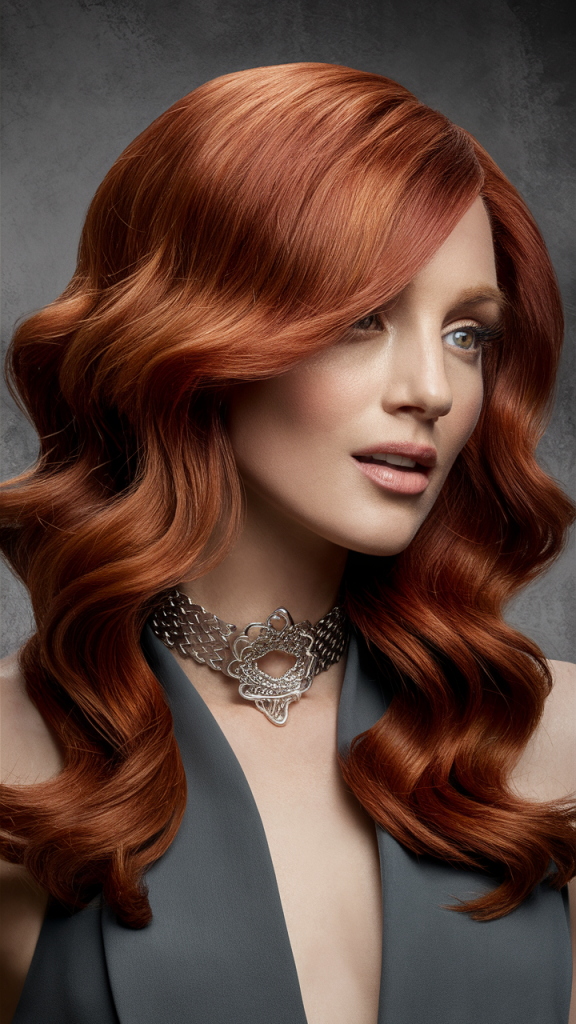 Short Burgundy Shag
