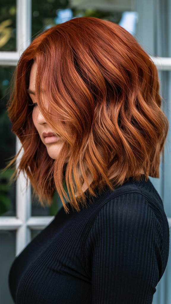 Radiant Ruby Waves
