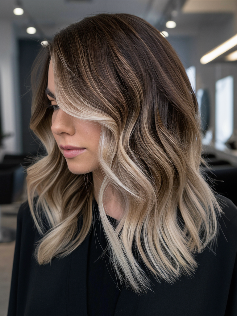 Soft Balayage with Volume
