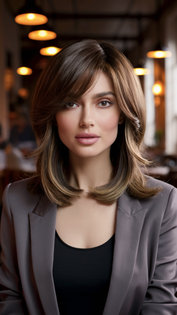 Subtle Waves with Ash Blonde Highlights