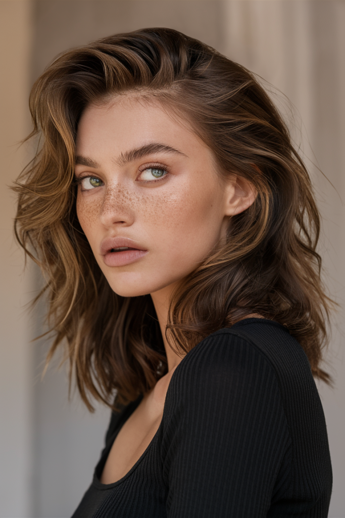 Messy Waves with Face-Framing Layers