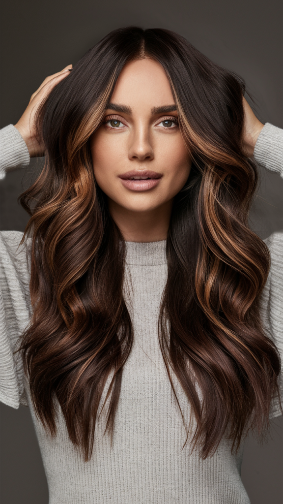Espresso Brown with Bronze Lowlights