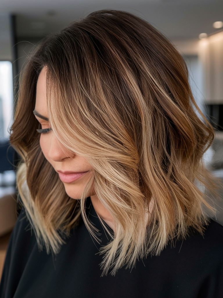 Soft Balayage with Volume