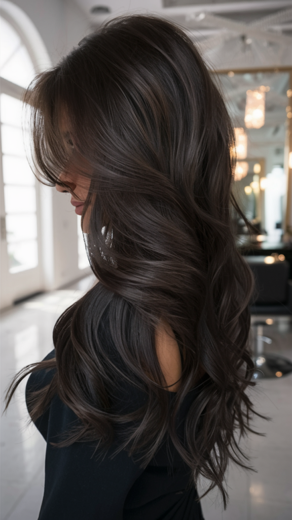 Feathered Black Layers