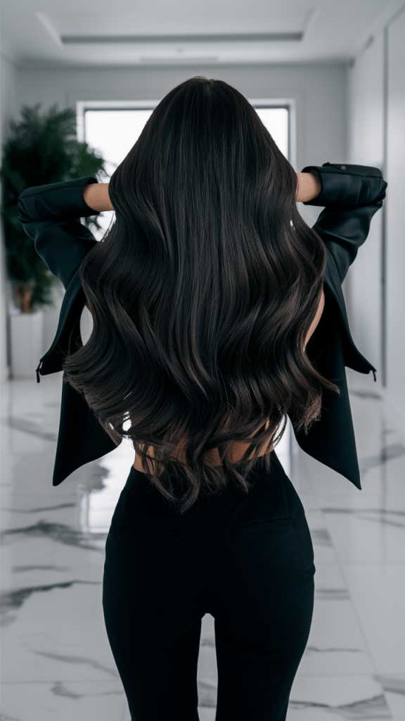 Long Tousled Waves