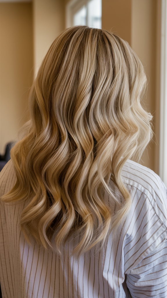 Icy Platinum Blonde Layers