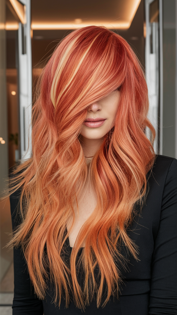 Fiery Sunset Red
