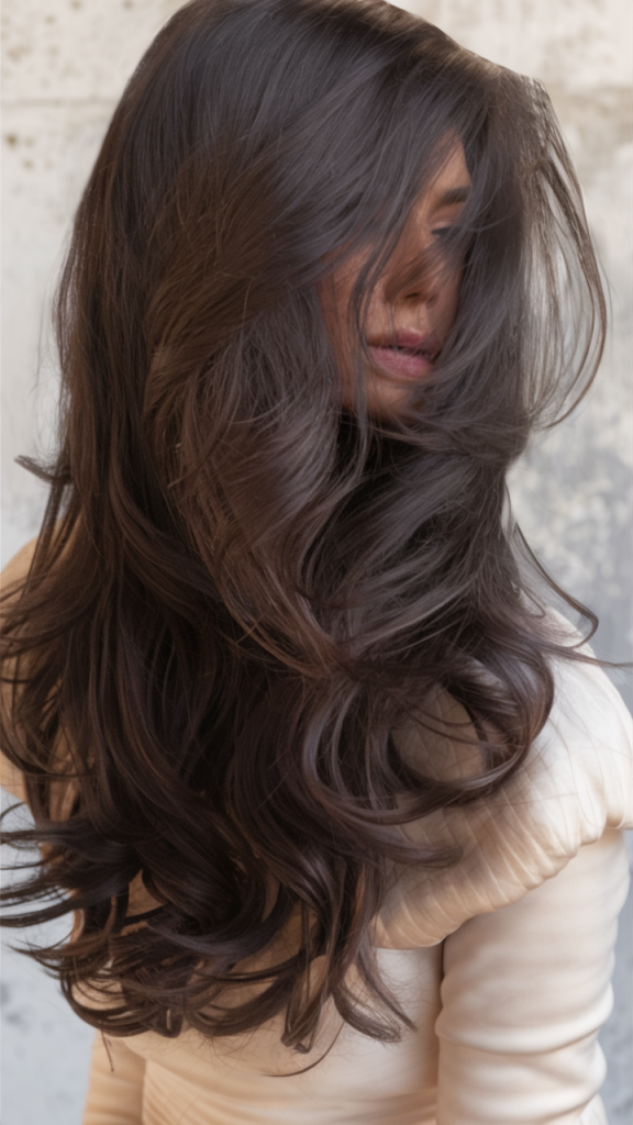 Sleek Ash Brown Layers