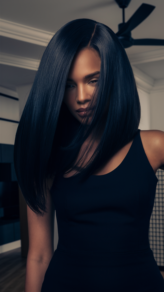 Deep Black Sleek Layers