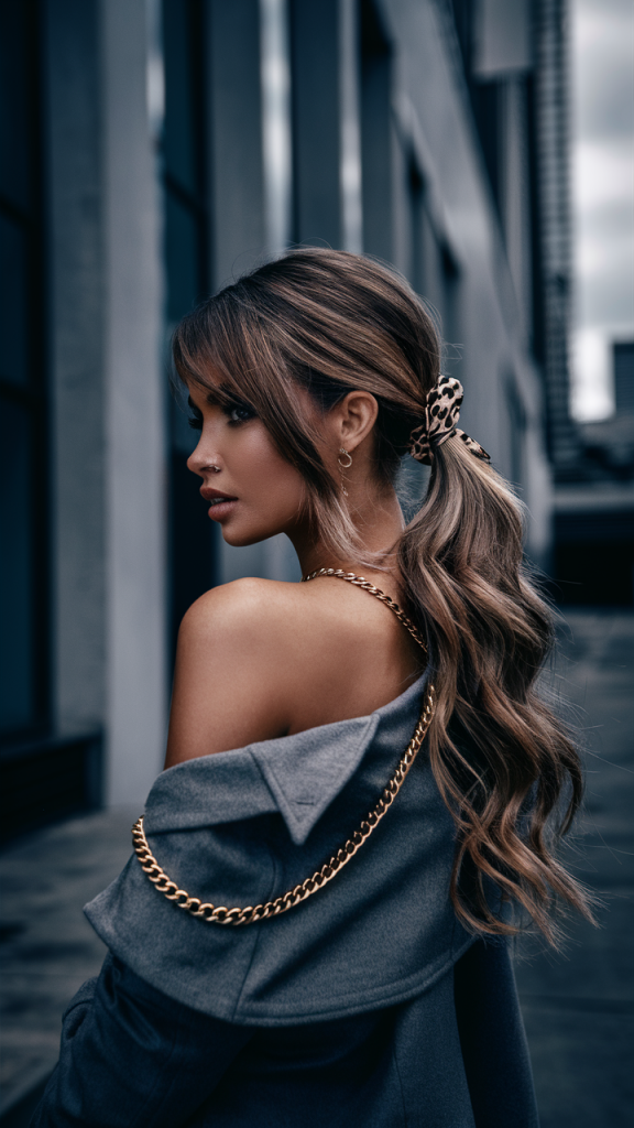 Chic Half-Up with Tortoiseshell Clip