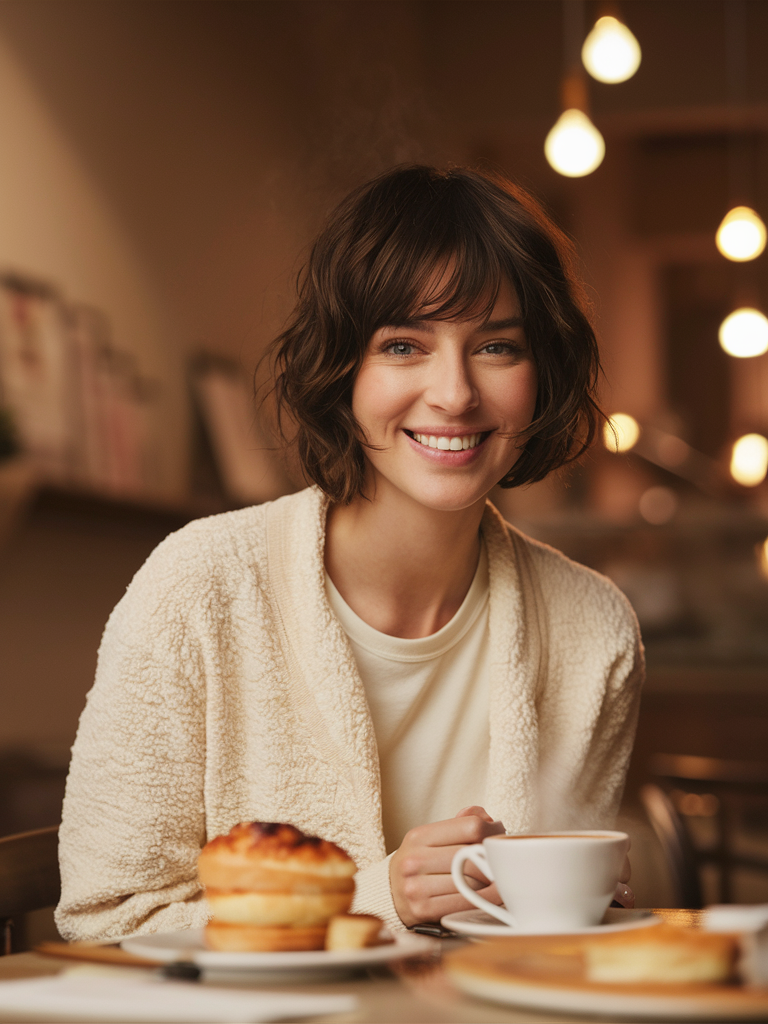 Retro-Inspired Bob with Volume