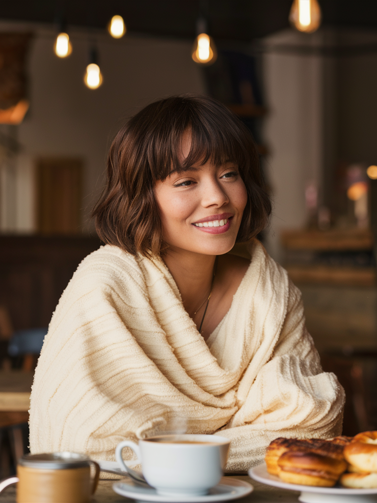Retro-Inspired Bob with Volume