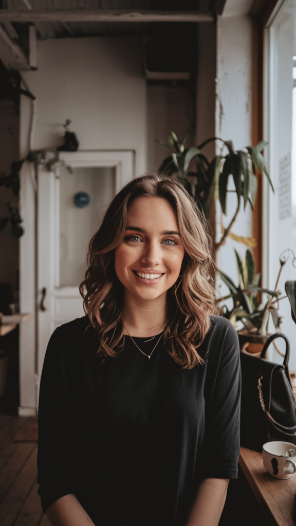 Sleek Bob with Subtle Highlights