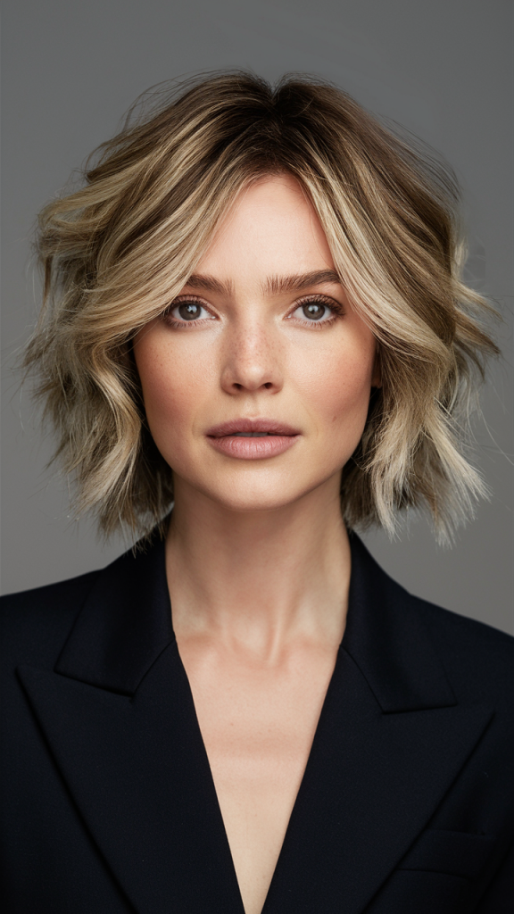 Short Bob with Tousled Waves