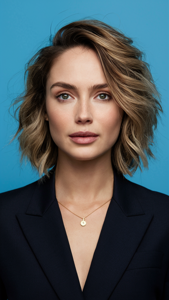 Textured Lob with Beachy Waves